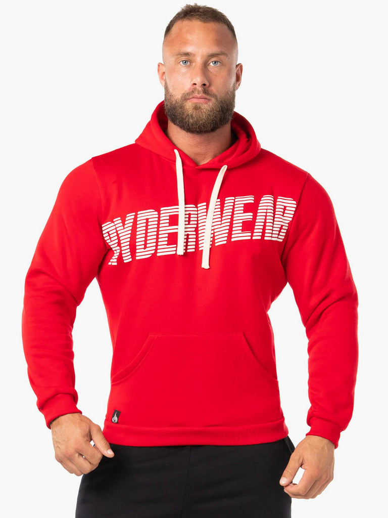 block-fleece-pullover-hoodie-red-white-ryderwear-wholesale-au