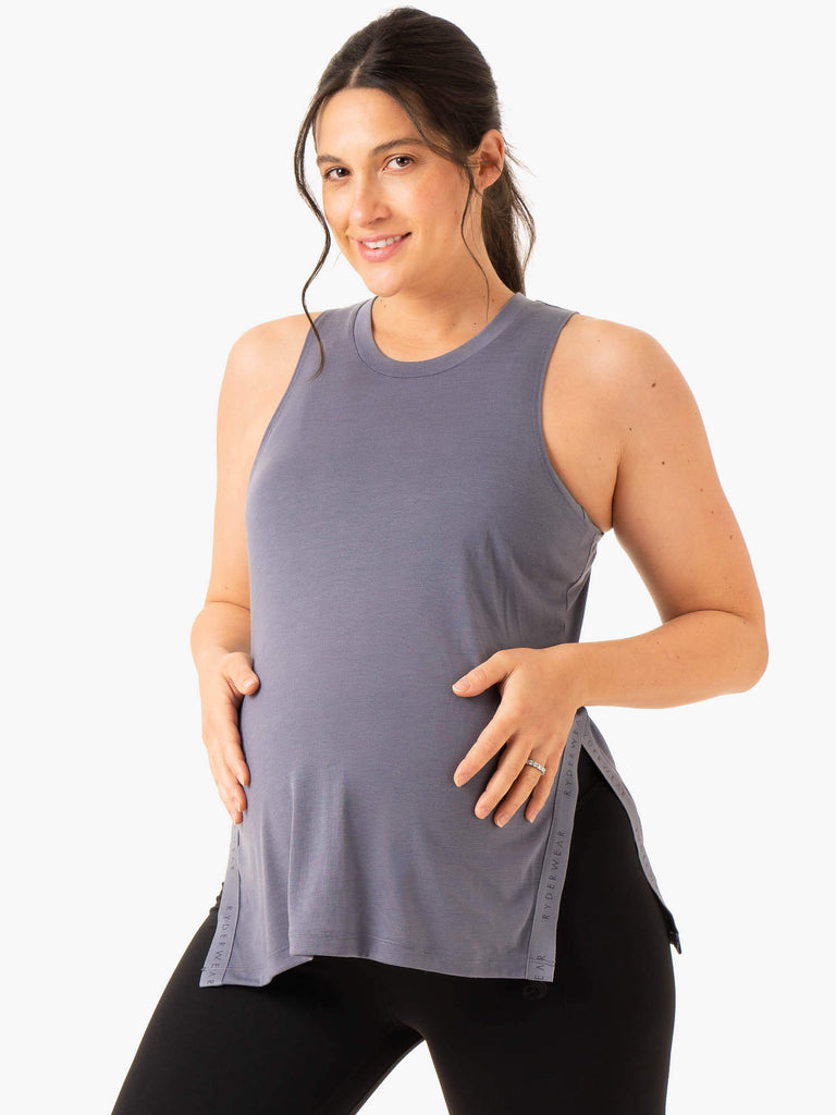 Active Bump Tank - Steel Blue - Ryderwear Wholesale (AU)