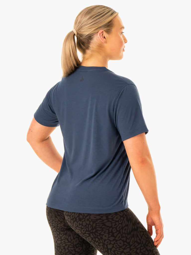 Rotation T-Shirt - Navy - Ryderwear Wholesale (AU)